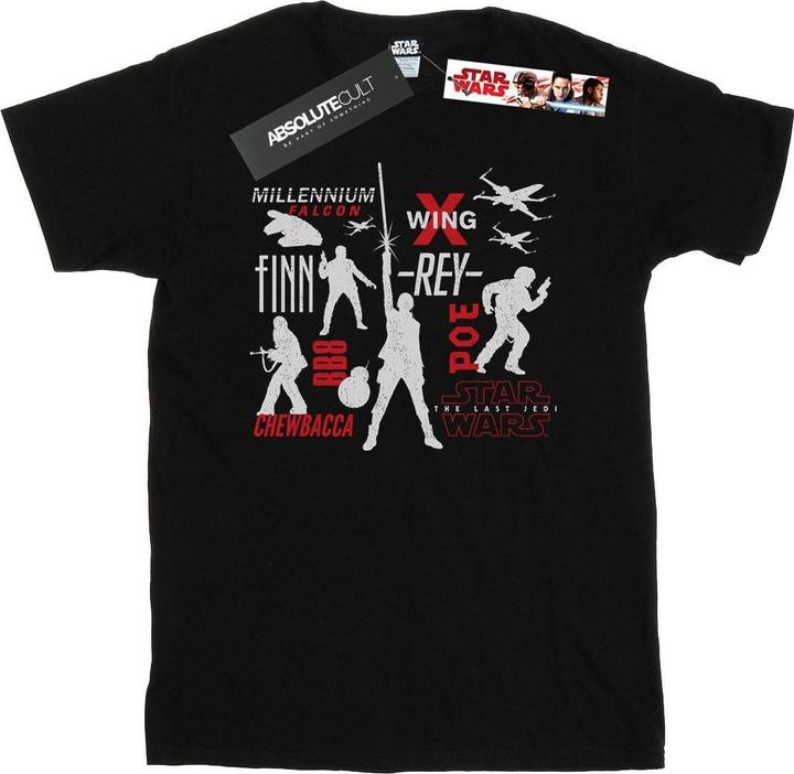 Produktbild Star Wars The Last Jedi Rebellion Silhouettes TShirt (L)