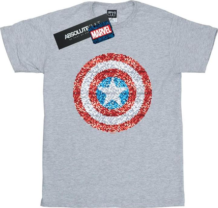 Produktbild Captain America Pixelated Shield TShirt (XL)