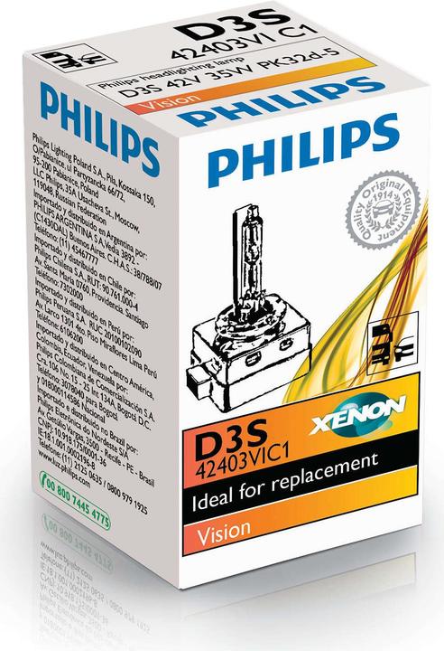 Actual product image Philips D3S Vision Xenon (D3S)