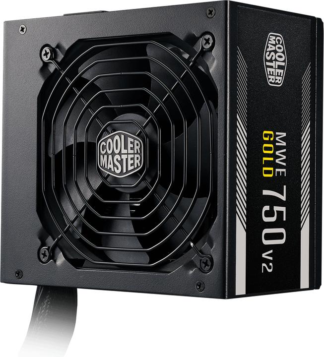 Produktbild Cooler Master MWE 750W 80+ Gold V2 Netzteil 24-pin ATX ATX Schwarz (750 W)