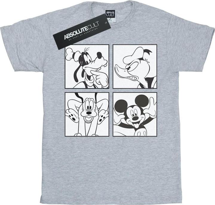 Immagine prodotto Disney Mickey, Donald, Goofy And Pluto Boxed Maglietta Ampia Donna (3XL)
