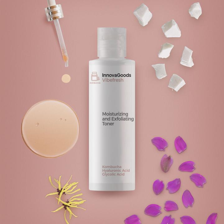Actual product image InnovaGoods Moisturising facial toner with exfoliating effect Kombucha Vibefresh 150 ml (Tonic water, 150 ml)