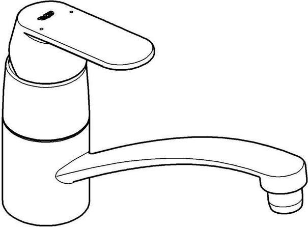 Immagine prodotto Grohe Rubinetto da cucina con miscelatore monocomando Eurosmart Cosmopolitan cromo lucido 32842000