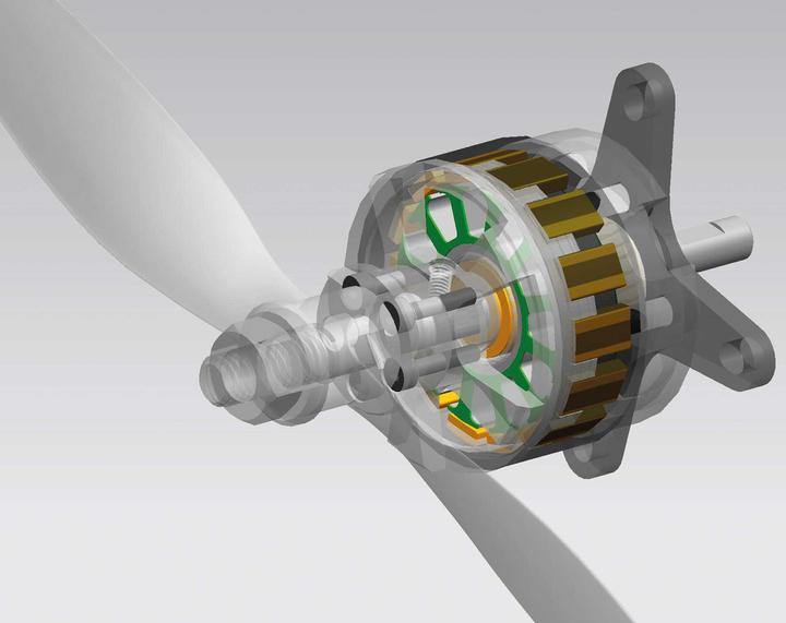 Actual product image Planet-Hobby joker 3530-11 v3 1200 kv brushless motor