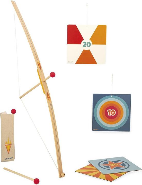 Immagine prodotto Janod Set di tiro con l'arco (Multilingue)