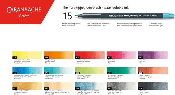 Image du produit Caran d'Ache Fibralo Brush (Noir, 1 x)