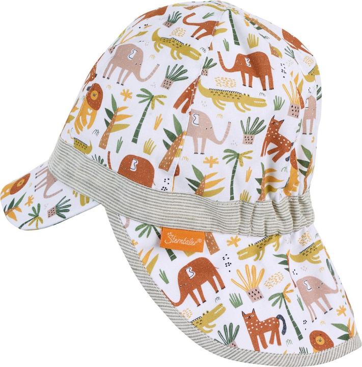 Produktbild Sterntaler Schirmmütze mit Nackenschutz Safari Tiere UV + (49)