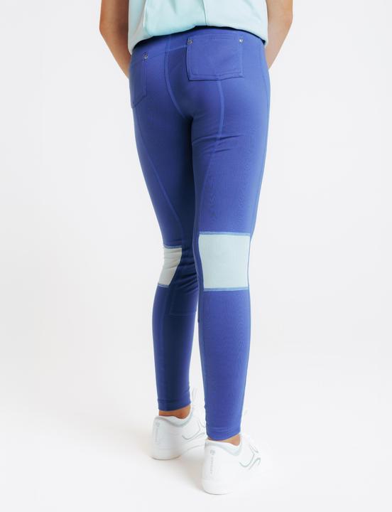 Immagine prodotto Fouganza Reitleggings 100 Light Kinder hellblau/graugrün (164)