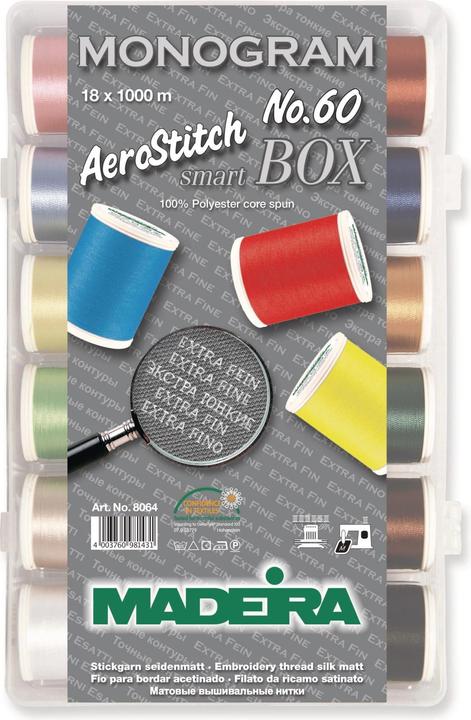 Produktbild Madeira Stickgarn AeroStitch 60 Smart Box (1000 m)