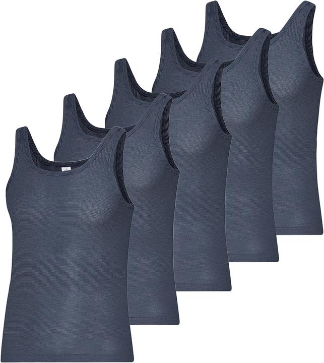 Actual product image ESGE 5 pack - fine rib striped undershirt (XL)