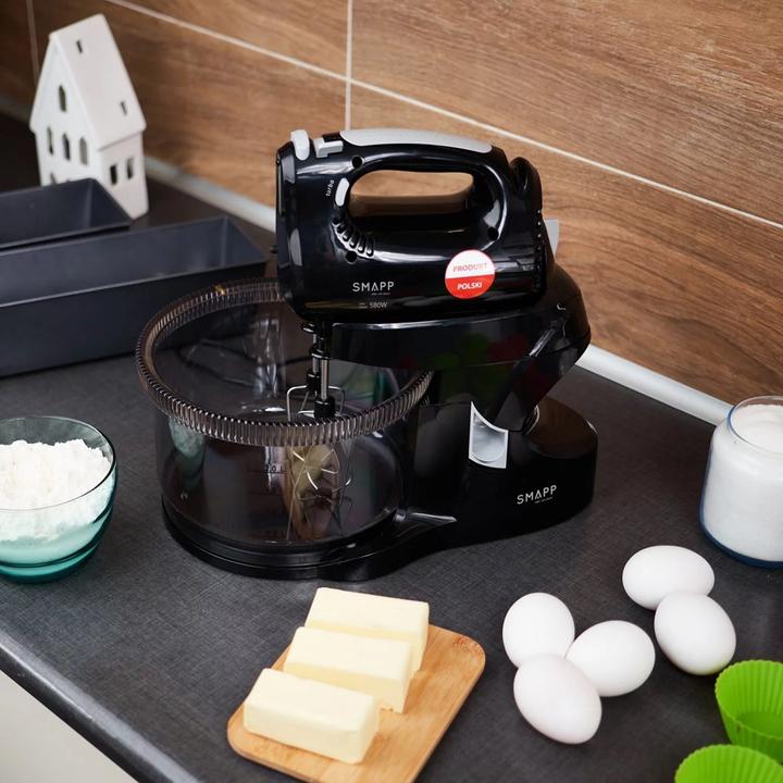 Produktbild Smapp Handmixer Mixer mit Schüssel 451.8 2 Schüsseln schwarz (580 W)