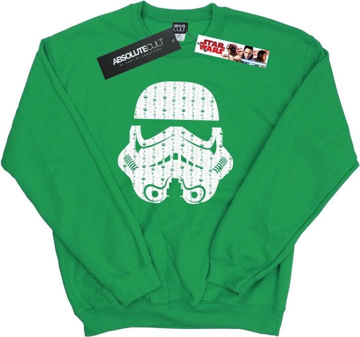Immagine prodotto Star Wars Christmas Stormtrooper Helmet Felpa Uomo (S)