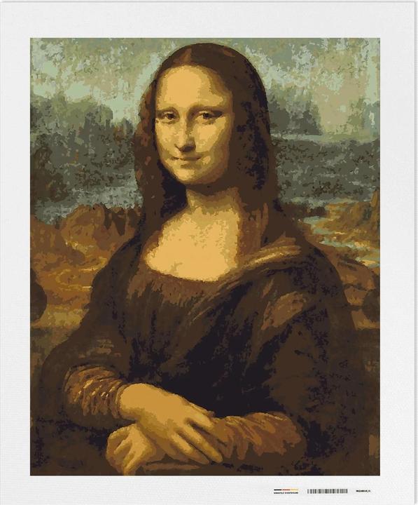 Actual product image ZenPainting Leonardo da Vinci - Mona Lisa - Malen nach Zahlen