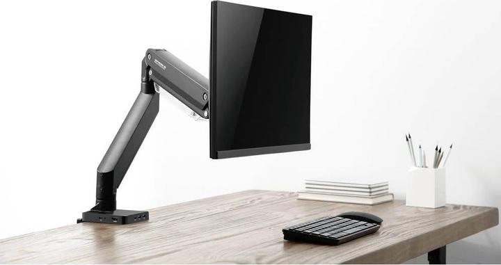 Actual product image SpeaKa Professional SP-MM-810 1-way monitor desk mount 43.2cm (17/ ) - 88.9cm (35/ ) Integrated (Table, 35")