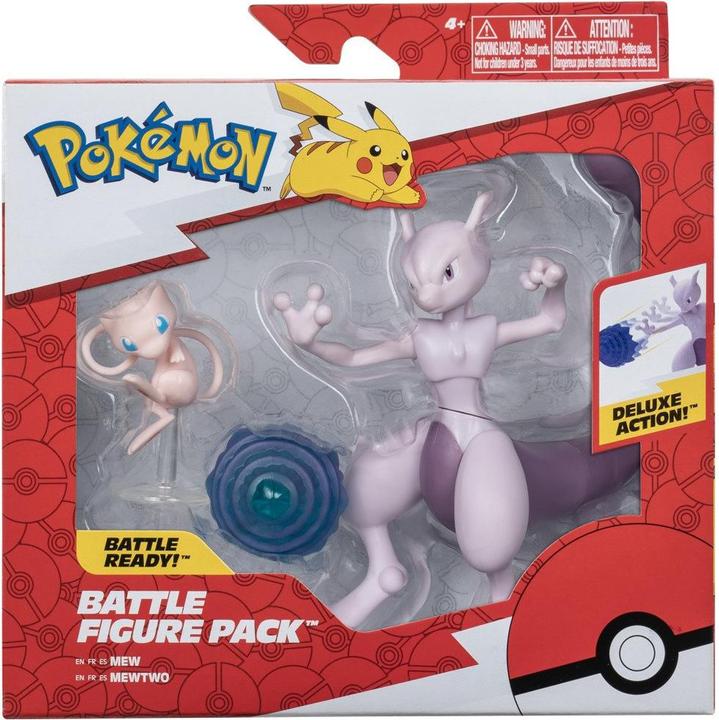 Produktbild Jazwares Pokémon Battle Figure Set - Mewtwo and Mew