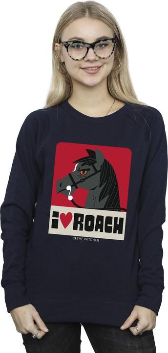 Produktbild Netflix The Witcher I Heart Roach Sweatshirt (S)