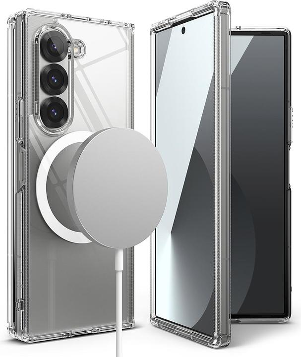 Actual product image Ringke Case for Galaxy Z Fold 6 FUSION MAGNETIC CLEAR (Samsung Galaxy Z Fold6)