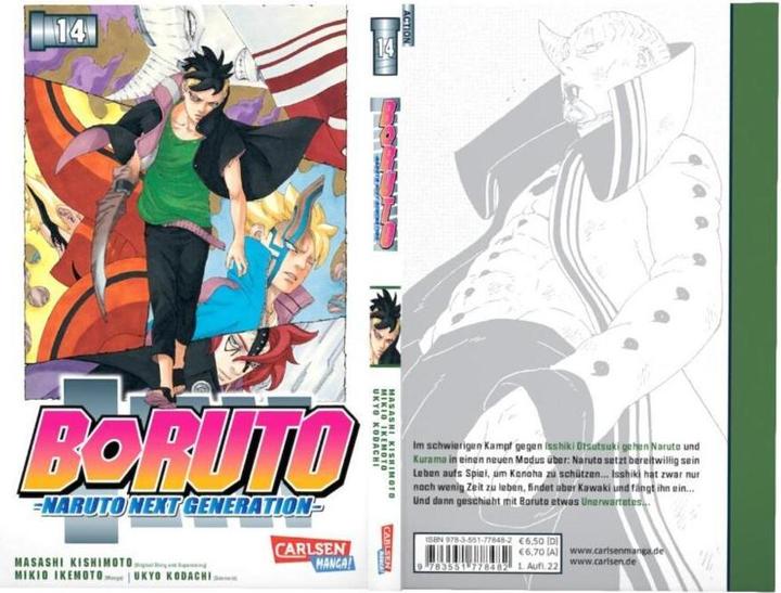 Image du produit Boruto - Naruto the next Generation 14 (Allemand, Masashi Kishimoto, Ukyo Kodachi, Mikio Ikemoto, 2022)