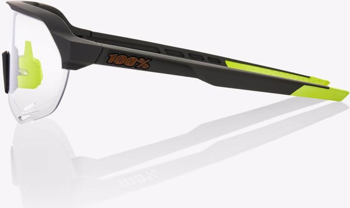 Actual product image 100% S2 (Soft tact cool grey, photochromic clear-smoke)