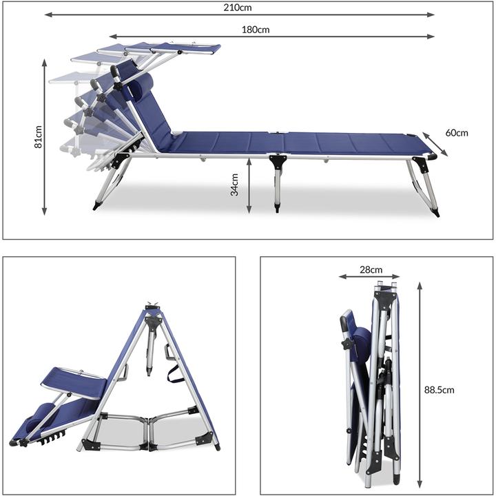 Image du produit Casaria Bain de soleil (210 cm)
