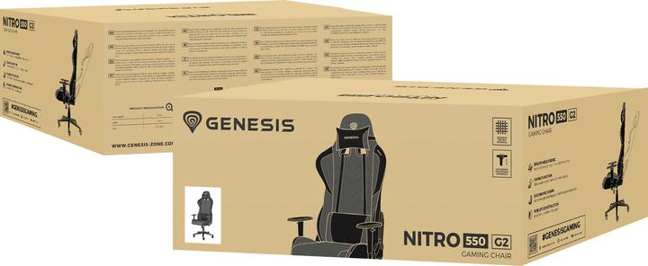 Produktbild Genesis Fotel Nitro 550 G2 Szary (NFG-2112)