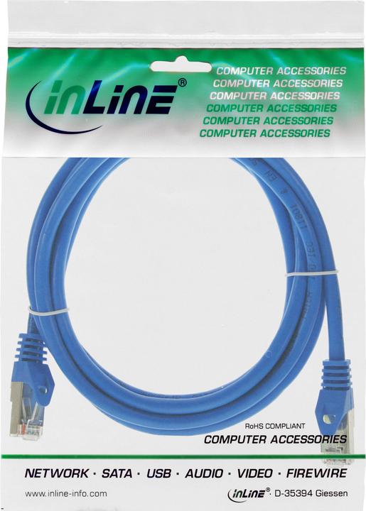 Immagine prodotto InLine Cavo patch 0,5m 1000 Mbit RJ45 (S/FTP, CAT5e, 0.50 m)