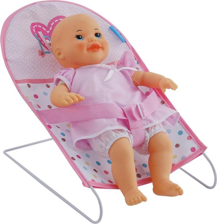Produktbild Hauck Puppenwagen & Puppenbuggys 3-tlg. Puppenset - Babywippe, Buggy & Puppe (36 cm)