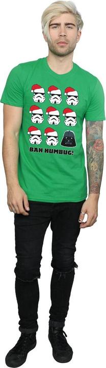 Actual product image Star Wars Mens Christmas Humbug T-Shirt (L)