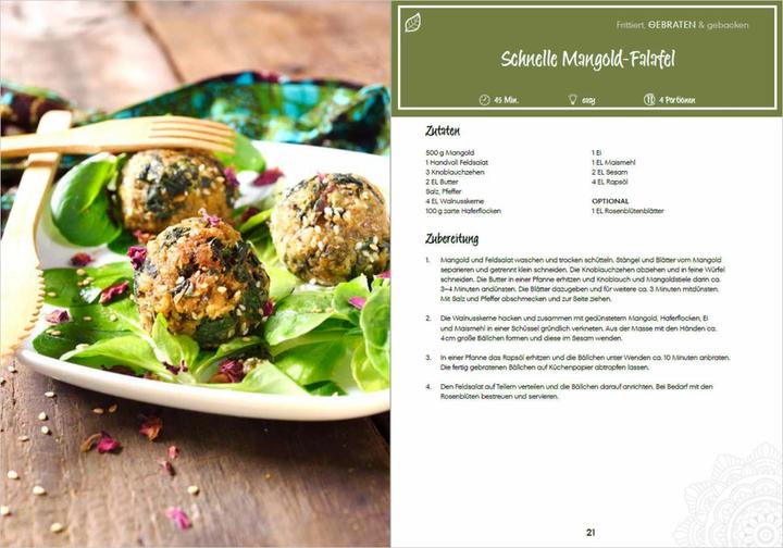 Actual product image Die besten Rezepte für Falafel. Bällchen & Dips - vegetarisch & vegan (German, Penguin Random House Publishing Group GmbH, 2022)