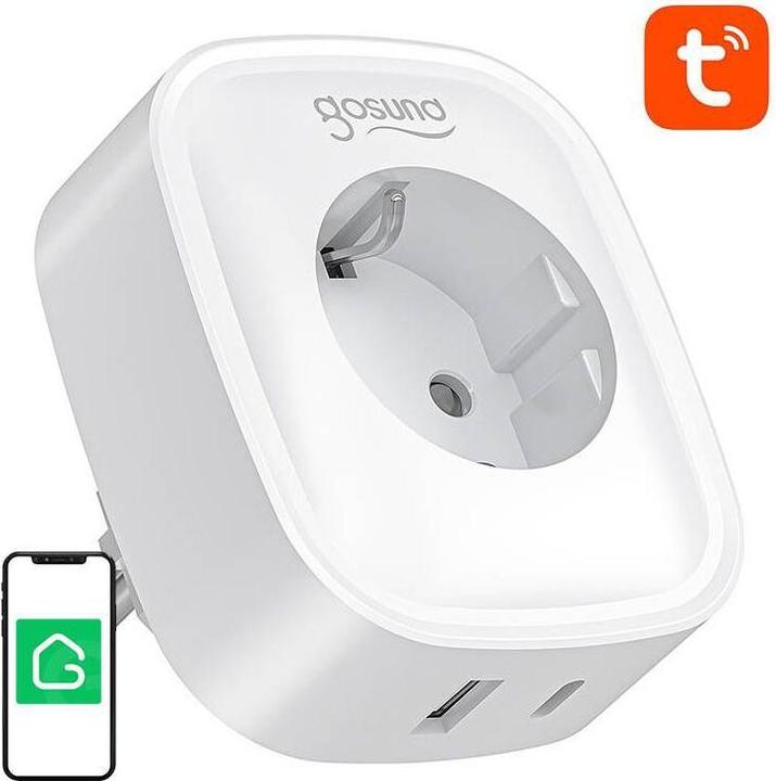 Immagine prodotto Gosund SP6 16A USB-C 20W Tuya presa intelligente WiFi/Bluetooth