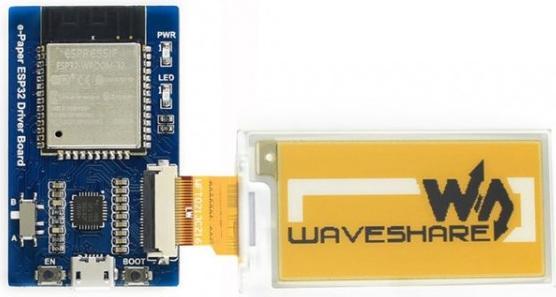 Actual product image WaveShare ESP32 Universal Raw e-Paper Driver Board WiFi Bluetooth