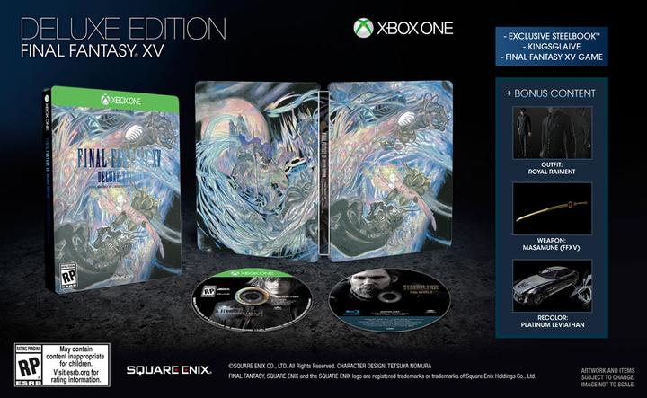Immagine prodotto Square Enix Xbox One Final Fantasy XV Deluxe Edition Steelbook (Xbox One S, Xbox One X, DE)