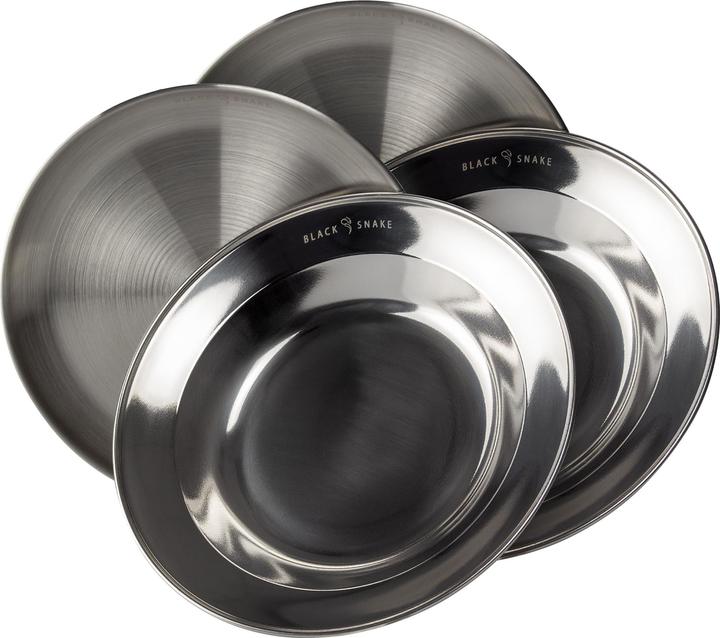 Immagine prodotto Black Snake Set di piastre in acciaio inox