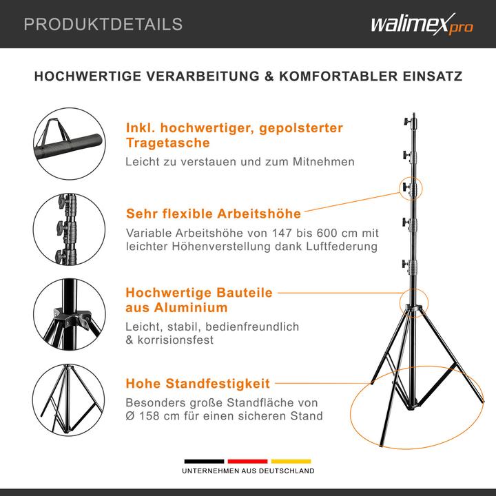 Actual product image Walimex pro per AIR Jumbo (600 cm, 22.50 kg)