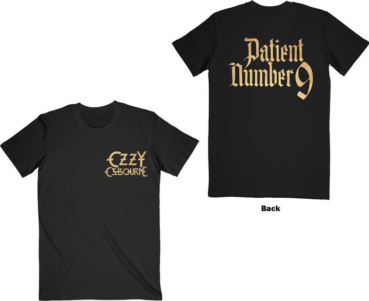 Ozzy Osbourne Patient No. 9 Gold Logo