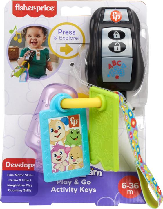 Actual product image Fisher-Price Play & Go Activity Keys (D, F, E)