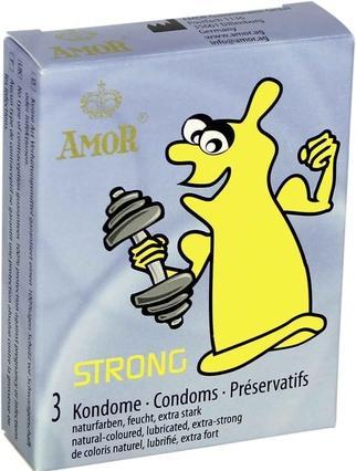 Immagine prodotto Amor Strong" 3 preservativi extra forti per un rapporto anale sicuro (3 pz.)