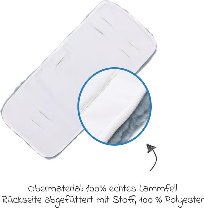 Actual product image Fillikid Lambskin liner (73 cm)