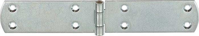 Vormann Box hinge height 30 mm w.open120 mm thickness 2.0 mm steel blue galvanised French (Crate straps, 20 pcs.)