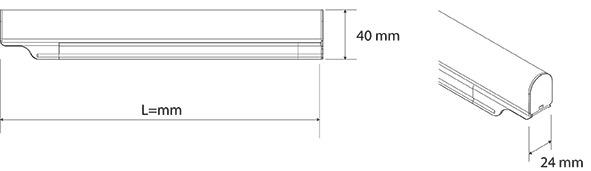 Produktbild L&S LED Anbauleuchten Snite (1900 lm)