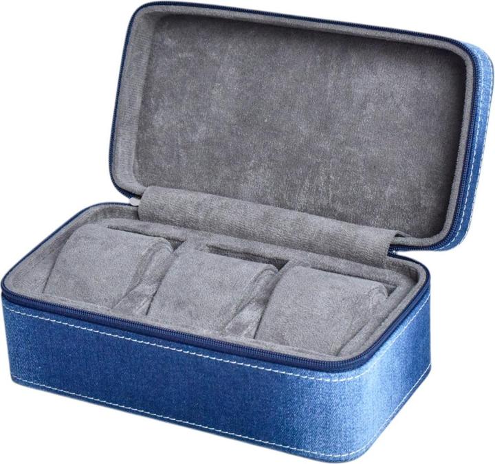 Actual product image Atelier Farel Leder-Uhrenetui ZIP - 3 Uhren