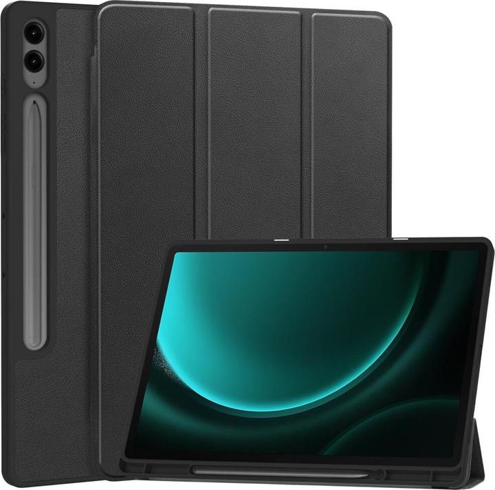 Produktbild Cover-Discount Galaxy Tab S9+ / S9 FE+ - Smart Case Silikon schwarz (Galaxy Tab S9 Plus)