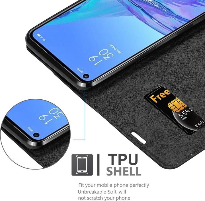 Productafbeelding Cadorabo Boek Onzichtbare Magneethoes (Oppo A53)