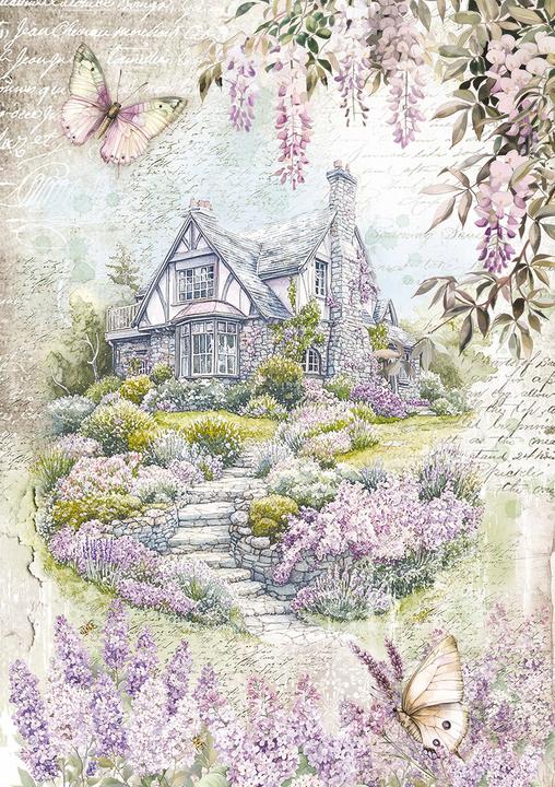 Immagine prodotto Ciao Bella Motiv-Strohseiden Sortiment "Secret Garden", DIN A5, 8er-Set (8 x)