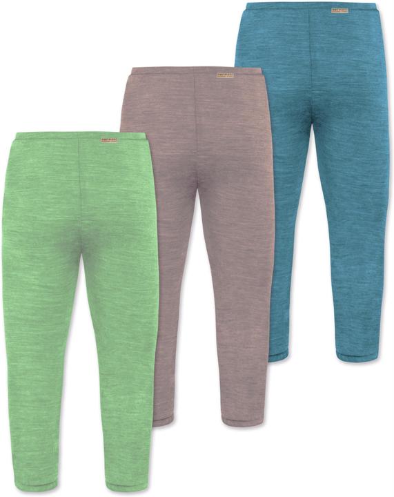 Immagine prodotto Normani Confezione da 3 pantaloni baby merino con piedini - 9543 (92)