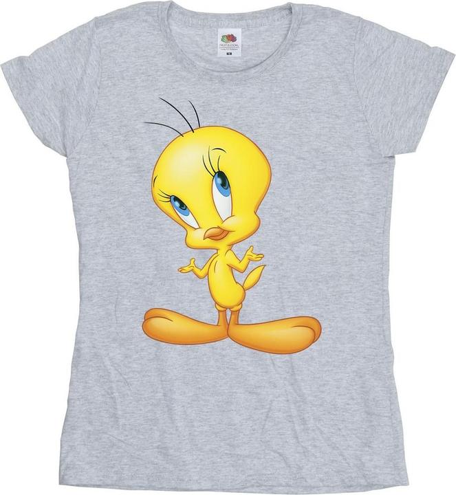 Actual product image Looney Tunes Womens/Ladies Tweety Standing Cotton T-Shirt (L)