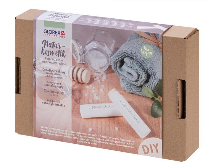 Actual product image Glorex Natural Cosmetics Complete Set "Lip Balm with Jojoba Oil