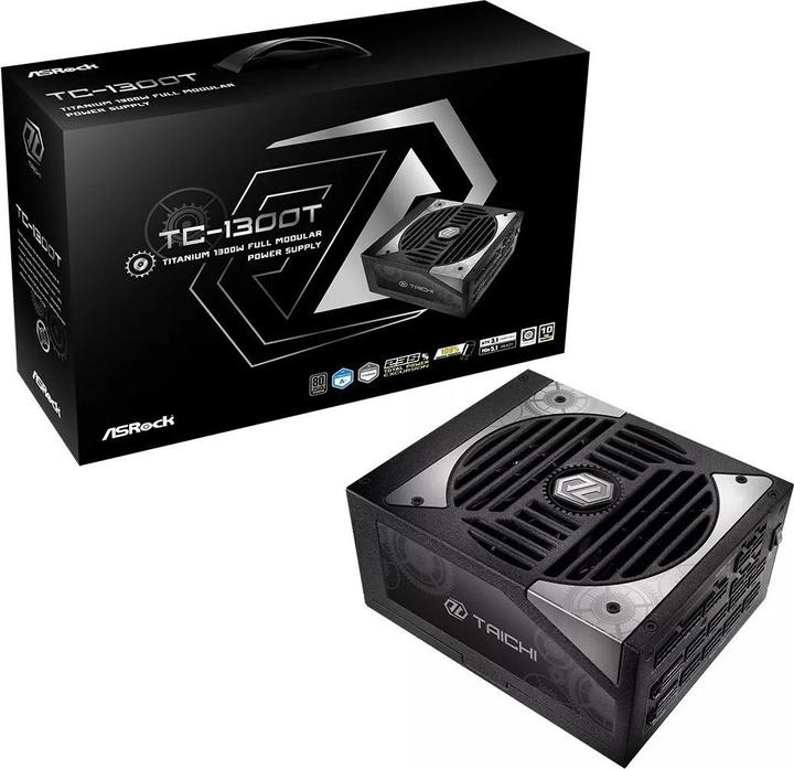 Actual product image AsRock Zasilacz TAICHI 1300W Titanium (1300 W)