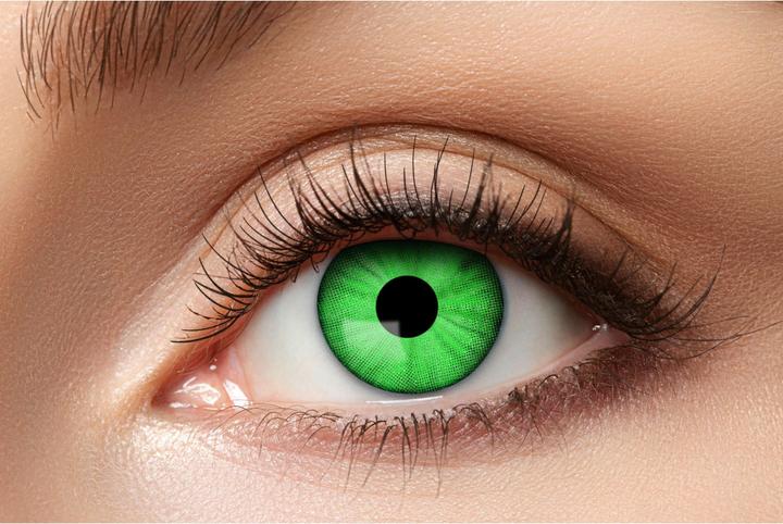 Actual product image Eyecatcher Elektro Grün Kontaktlinsen Wochenlinsen (Green)