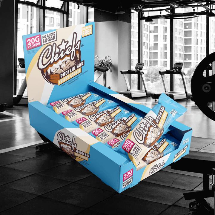 Actual product image Chiefs Protein Bar (Cookie, 12 pcs., 660 g)